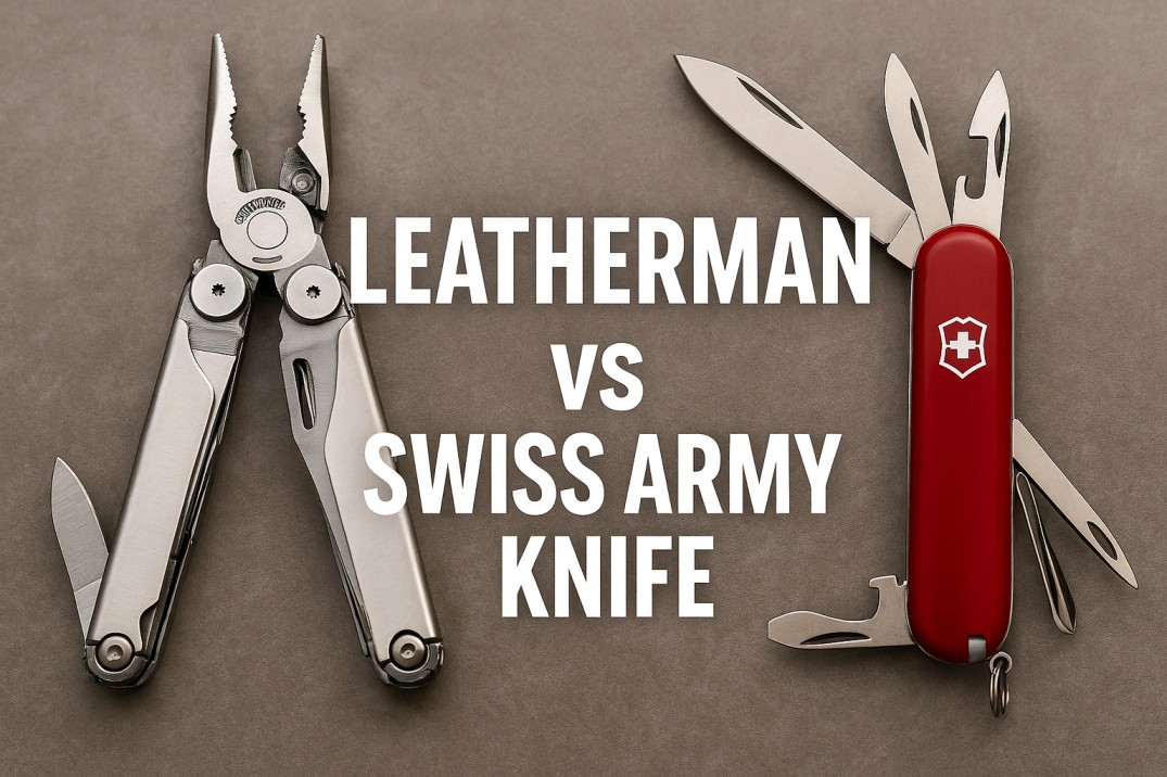 Explore the key differences between Leatherman and Swiss Army Knife multi-tools in 2025 and find out which suits your needs best