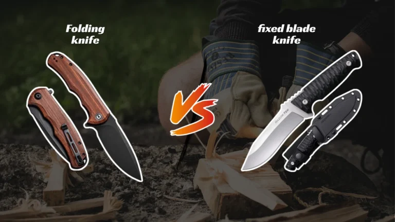 folding vs fixed blade hunting knife